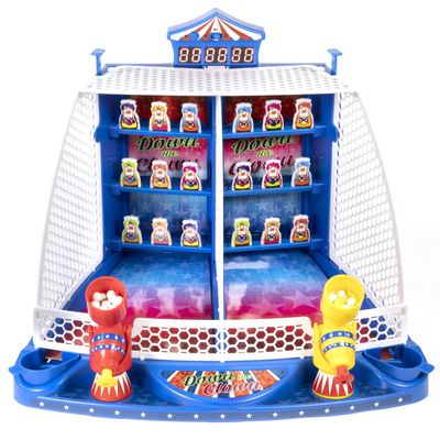 Merchant Ambassador Retro Arcade Electronic: Down The Clown - Tabletop Game, Sound Effects, Electronic Scoreboard, 2 Players, Ages 6+