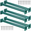 Purife Set of 6 Monkey Bars for Backyard - Metal Ladder Rungs for Playset, Outdoor Playground Safety Climbing Handles - 16.5 inch, Green view 1