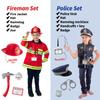Born Toys Kids Dress Up Costume Set: Firefighter, Police, Doctor, Chef, Explorer, Gardener and Scientist Costume Set view 2