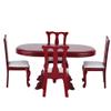 Dollhouse Table Chair Set, 1:12 Miniature Doll House Kitchen Table Chair Set Accessory Room Furniture Toy Furniture Dollhouse Accessories view 1