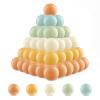 Ball Pit Balls (100 Pack, Orange,Teal) Plastic Balls for Various Games, Ideal for Ball Pits and Playhouses view 1