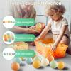 Ball Pit Balls (100 Pack, Orange,Teal) Plastic Balls for Various Games, Ideal for Ball Pits and Playhouses view 3
