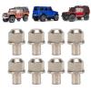 Alomejor RC Stainless Steel Wheel Extension Column 8-Pack Universal 12mm Drive Adapter Hex Hub Nut for RC Cars Universal Fit Off-Road Replacement Parts view 4