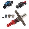 Alomejor Metal Slipper Gear Set Upgrade Parts for Arrma Senton 1/10 RC Car (Red) view 3