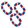 blinkee 12 Packs - Patriotic Pua Model - Hawaiian Lei Necklace - Red, White, Blue - Non-Light Up - Libertyville Luau Edition - Perfect for Independence Day, Parades, BBQs, and Festivals view 3