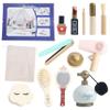 Fake Makeup Wooden Makeup Toy Set Wooden Toddler Makeup Kit Pretend Makeup Kit for Girls Kids Makeup for 3-9 Age 12 PCS Girl Birthday Gift (Makeup Set-1) view 1