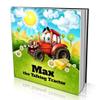 Dinkleboo Personalized Story Book The Talking Tractor - for Kids Aged 0 to 8 Years Old - A story about your child being a red tractor that never stops talking! view 1