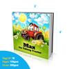 Dinkleboo Personalized Story Book The Talking Tractor - for Kids Aged 0 to 8 Years Old - A story about your child being a red tractor that never stops talking! view 3