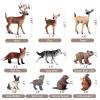 10pcs Forest Animal Toys Figures, Realistic Woodland Creatures Figurines, Plastic Animals Miniature Toys Cake Topper view 2