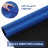 Mahjong Mat with 3 Free Dice and Carrying Bag, 35" L x 35" W Rubber Anti Slip Large Game Mat (Blue), Mah Jongg All-in-One Tile Rack & Pusher, Clear Acrylic Mahjong Rack and Pusher Combo view 3