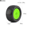 Chanmoo 1/8 RC Off Road Racing Truck Tires And Wheels 17mm Hex Rubber Buggy Tyres OD 140mm For 1:8 Scale Monster Truck Car Arrma Typhon 6S Talion 4WD HPI HSP BAZOOKA CAMPER Kyosho TRAXXAS 4PCS (White) view 2