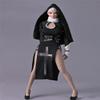 1/6 Scale Female Clothes,Nun Headscarf Cloak Jumpsuit Skirt Underwear High-Heels Shoes Costume Outfit Clothing for 12inch PH TBL JO Female Action Figure Body (A) view 2