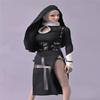 1/6 Scale Female Clothes,Nun Headscarf Cloak Jumpsuit Skirt Underwear High-Heels Shoes Costume Outfit Clothing for 12inch PH TBL JO Female Action Figure Body (A) view 4