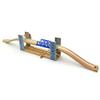 Lift Bridge Wooden Crane Toy Set with Train Cars - Compatible with Major Wooden Rail Brands - Ages 3-5 view 4