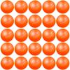 VOSAREA 25pcs 4cm Balls Plastic Hollow Bingo Balls Raffle Balls Round Vending Machine Capsules Game Balls Props for Party (Orange) view 1