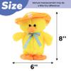 Hopearl Talking Singing Duck Toy Repeats What You Say Walking Duckling Electric Interactive Animated Toy Speaking Plush Buddy Gifts for Toddlers, Yellow, 8'' view 2
