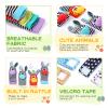Baby Rattle Socks Set, Hand and Foot Finder Rattles Toys for Babies 0-6 Months, Infant Shower Gifts Set with Wrist Rattle Socks, Newborn Sensory Toy for Boys Girls 0-12 Months view 3
