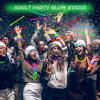 JICUICUI Ultra Bright Halloween Glow Sticks - 500PRO Party Pack with Connectors for Christmas, Neon Birthday and Holidays - Multicolor 8" Glow Sticks Necklaces Bulk view 3