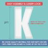 2FT Letter K Mosaic Balloon Frame Letter DIY Fillable Letters Kit for Birthday Party Wedding Backdrop Decor view 2