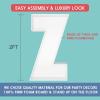 2FT Letter Z Mosaic Balloon Frame Letter DIY Fillable Letters Kit for Birthday Party Wedding Backdrop Decor view 2