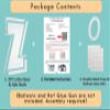 2FT Letter Z Mosaic Balloon Frame Letter DIY Fillable Letters Kit for Birthday Party Wedding Backdrop Decor view 4
