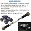(2026 Upgrade) 78-108mm Stainless Steel Turnbuckles/Camber Link for 1/10 Traxxas Slash 4X4 VXL/Rustler 4X4 /Stampede 4X4 VXL/Hoss 4X4 RC Car Hops Up Parts(Black) view 3