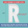 2FT Letter R Mosaic Balloon Frame Letter DIY Fillable Letters Kit for Birthday Party Wedding Backdrop Decor view 2