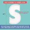2FT Letter S Mosaic Balloon Frame Letter DIY Fillable Letters Kit for Birthday Party Wedding Backdrop Decor view 2