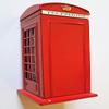 2 UR DOOR Red Phone Booth Money Box Bank Souvenir - Die Cast Zinc London Souvenir with Union Jack, Collectible with Easy Access Cap for Kids and Adults - Distinctive Size: 14x6x6cm view 3