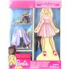 Barbie Magnetic Wooden Dress Up Toy  Pretend Play Set with Wooden Barbie Doll, Mix & Match Outfits & Storage Box  Educational Magnetic Toy for Girls Ages 3+ view 1