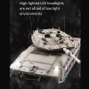 Ssccgym Large Remote Control Heavy Tank ISR Merkava MK4 Main Battle Tank War Military Desert Yellow RC Vehicle Simulation Smoke Airsoft BB Shooting (Standard RC Tank) view 4