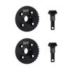 4Pcs Metal TRX4 Bevel Gear Overdrive Underdrive Axle 12T-33T Helical Differential Gears Ring Pinion Set for 1/10 RC Crawler Car TRX6 Upgrades (12-33) view 1