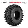 INJORA 1.0 Tires - 58 * 24mm Swamp Stomper S5 Tires for SCX24 AX24 TRX4M FCX24 1/24 1/18 RC Crawler Car,T1015 view 2