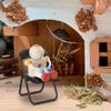 12pcs Mini Foldable Chair Dollhouse Chairs 1/6 Scale Doll Furniture Decoration Desk Cellphone Stand Holder 12.50X6.50X5.40cm view 2