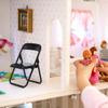 12pcs Mini Foldable Chair Dollhouse Chairs 1/6 Scale Doll Furniture Decoration Desk Cellphone Stand Holder 12.50X6.50X5.40cm view 3