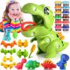 Dinosaur Dough for Kids Play Tool Set for Toddlers, Kitchen Creations Playset and DIY Toy Set, Dough Birthday Holiday Gift Dinosaur Toys for Kids 3-5 and Up Boys and Girls view 1