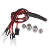 RC Car 4 LED Light Kit, 3-7V DIY Headlight Taillight Light Kit forHSP 1/10 1/8 RC Car Truck view 1