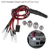 RC Car 4 LED Light Kit, 3-7V DIY Headlight Taillight Light Kit forHSP 1/10 1/8 RC Car Truck view 4
