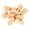 30Pcs Unfinished Wood Peg Dolls, Snowman Wooden Tiny Doll Wood Snowman Figures Wooden Peg People for Craft Art Projects and Decoration view 1