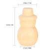 30Pcs Unfinished Wood Peg Dolls, Snowman Wooden Tiny Doll Wood Snowman Figures Wooden Peg People for Craft Art Projects and Decoration view 2