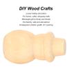 30Pcs Unfinished Wood Peg Dolls, Snowman Wooden Tiny Doll Wood Snowman Figures Wooden Peg People for Craft Art Projects and Decoration view 3