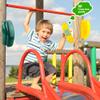 Haconba 2 Pack Swingset Phone Toys Playground Swing Set Telephone Plastic Pretend Play Telephone with Numeric Key for Kids Outdoor Playground Treehouse Accessories (Yellow, Green) view 3