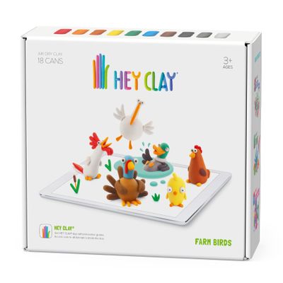 Hey Clay Plastic Mass - Birds from The Farm