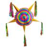 Mexican Piata with Golden Cones, 33 Feet of Rope and Can Hold up to 3 Pounds of Piata Filler - 32 Inches Unfolded, Handmade for Adults, 50 grams of Confetti (Gold Cones) view 1