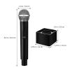 TOYANDONA Kids Microphone Toy, Pretend Microphone Toy Plastic Prop Fake Pretend Play with Flag Station for Kids Karaoke Party Favors Performance Costume view 2