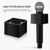 TOYANDONA Kids Microphone Toy, Pretend Microphone Toy Plastic Prop Fake Pretend Play with Flag Station for Kids Karaoke Party Favors Performance Costume view 4