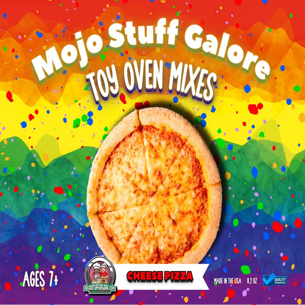 Mojo's Easy Bake Oven Pizza Mixes | 3 Pack Refill Cheese Pizza Kit Bundle for Children