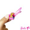 Barbie Accessories for Girls 6 Piece Toy Jewelry Box Set with 2 Rings, 2 Bead Bracelets, and Snap Hair Clips Ages 3+ view 3
