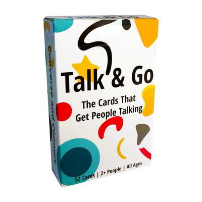 Talk and Go Conversation Starter Cards for Date Night | Fun Couples Activities, Bonding Icebreaker Topics, Connecting Families and Friends, Meaningful Relationship Building & Communication Questions