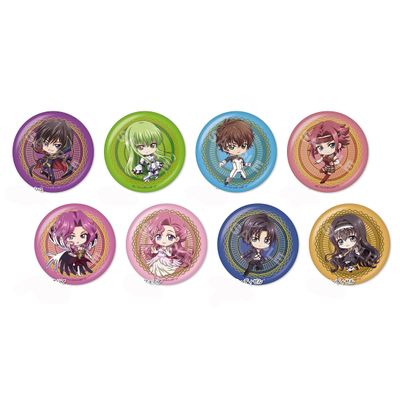 [Anime Characters] Code Geass: Lelouch of The Rebellion Metallic Can Badge, All 8 Types, B Box *